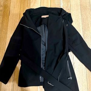 Michael Kors black coat.